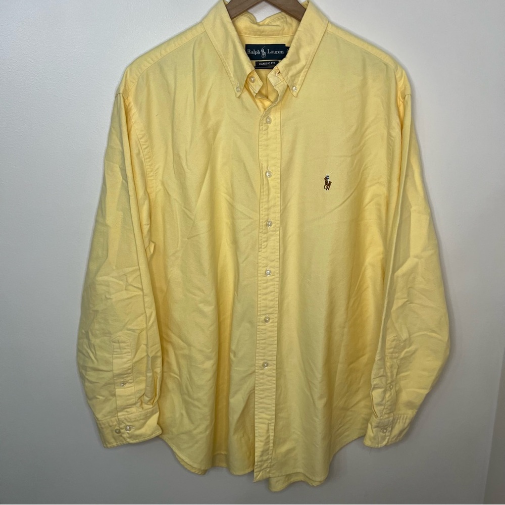 Ralph Lauren Yellow Dress Shirt